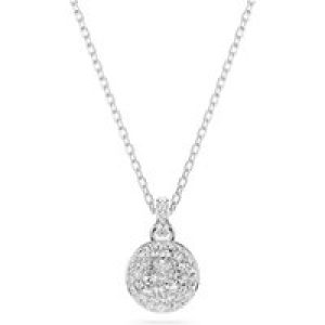 Swarovski Meteora White Crystal Rhodium Plated Necklace – 38cm