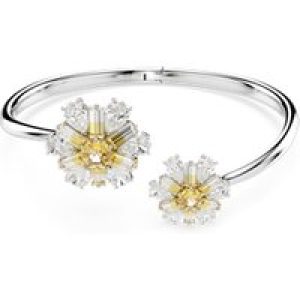 Swarovski Idyllia Yellow Flower Rhodium Plated Bangle