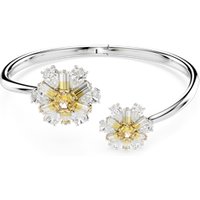 Swarovski Idyllia Yellow Flower Rhodium Plated Bangle - Image 2