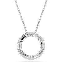 Swarovski Dextera Rhodium Performed White Pavé Crystal Necklace - Image 2