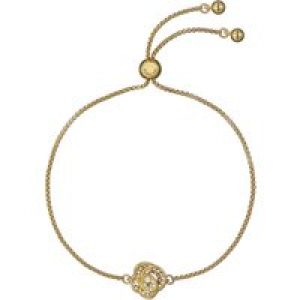 Ted Baker Gold Florina Crystal Flower Slide Bracelet – Gold