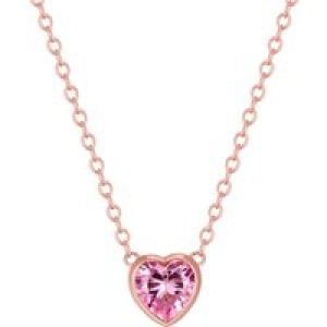 Tresor 1934 Womens Trilani Feminine Sterling Silver Necklace – Rose Gold – One Measurement
