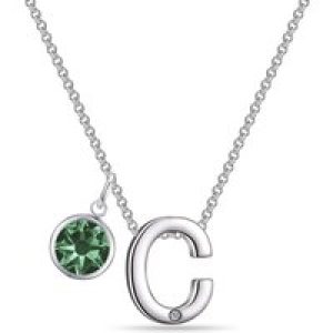 Preliminary C Necklace with Birthstone Attraction Created with Zircondia® Crystals