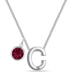 Preliminary C Necklace with Birthstone Attraction Created with Zircondia® Crystals