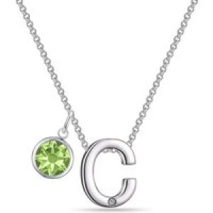 Preliminary C Necklace with Birthstone Attraction Created with Zircondia® Crystals