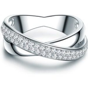 Tresor 1934 Womens Trilani Feminine Sterling Silver Ring – Measurement P