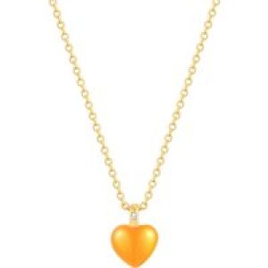Glanzstücke München Womens Female Sterling Silver Necklace – Gold – One Size