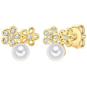 Rafaela Donata Womens Female Sterling Silver Earring – Gold – One Size