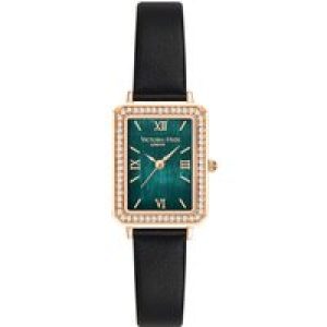 Victoria Hyde London Womens WOMEN WATCH WESTMINSTER BLACK GREEN Leather – One Size