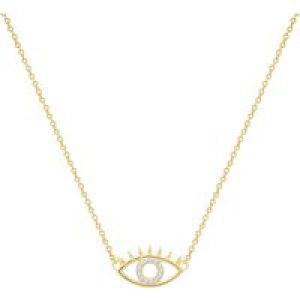 Glanzstücke München Womens Female Sterling Silver Necklace – Gold – One Size