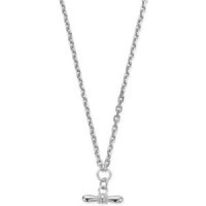 ChloBo Silver Balanced Air of mystery T-bar Necklace – 40cm
