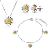 3pc Daisy Bracelet Set - Image 2