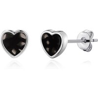 Black Onyx Center Stud Earrings - Image 2