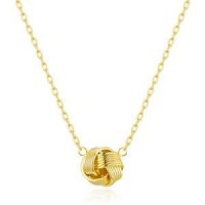 Gold Plated Love Knot Necklace