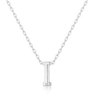 Preliminary Necklace Letter I Created with Zircondia® Crystals
