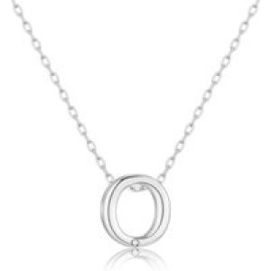 Preliminary Necklace Letter O Created with Zircondia® Crystals