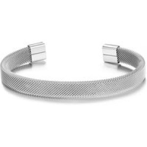 Males’s Stainless Metal Mesh Cuff Bracelet