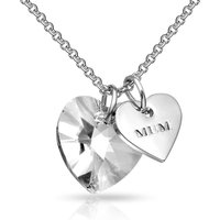Mum Middle Necklace Created with Zircondia® Crystals - Image 2