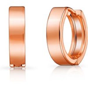 Rose Gold Plated Huggie Earrings