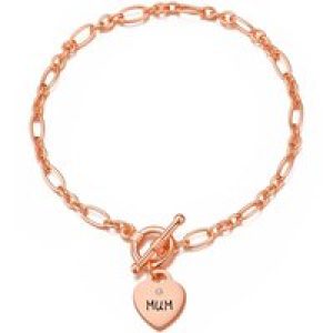 Rose Gold Plated Mum Allure Bracelet Created with Zircondia® Crystals