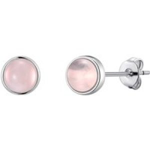 Rose Quartz Stud Earrings
