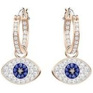 Swarovski Duo Evil Eye Hoop Earrings