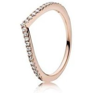 Pandora Rose Gold Shimmering Want Ring – Ring Dimension 58