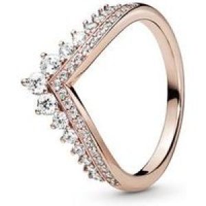 Pandora Rose Gold Princess Wishbone Ring – Ring Dimension 48
