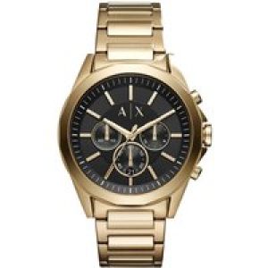 Armani Exchange Drexler Mens Gold Watch AX2611 Stainless Steel – One Size