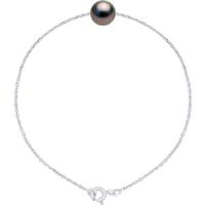 Ateliers Saint Germain Womens Bracelet Real Cultured Tahiti Pearl PASSING THROUGH Round 8-9 mm – White White Gold – One Size