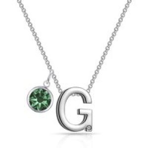 Preliminary G Necklace with Birthstone Allure Created with Zircondia® Crystals