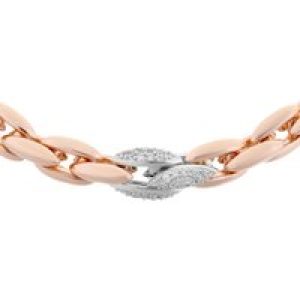 Orphelia WoMens 925 Sterling Silver Bracelet – Rose ZA-7159 – One Size