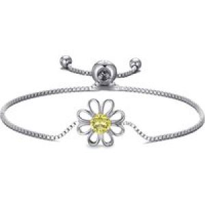 Daisy Crystal Friendship Bracelet Created with Zircondia® Crystals
