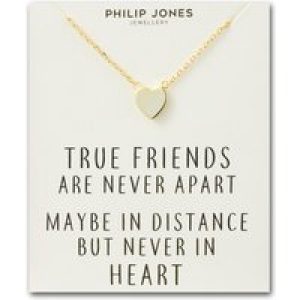 Gold Plated Middle Necklace with Quote Card