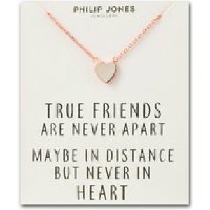 Rose Gold Plated Center Necklace with Quote Card