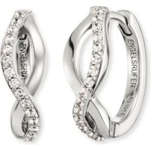 Angel Whisperer Silver Paradise Hoop Earrings – Silver