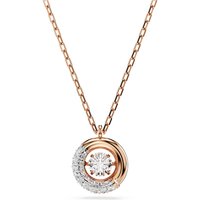 Swarovski Dextera Rose-Gold Spherical Lower Pendant Necklace - Image 2