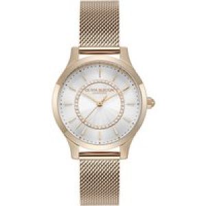 Olivia Burton Wonderlust Sunray Rose Gold Mesh Bracelet Watch