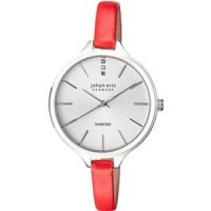 Johan Eric Womens Herlev Slim Red Watch Leather – One Size