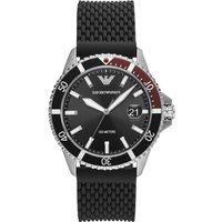 Emporio Armani Diver Mens Black Watch AR11341 Stainless Steel - One Size - Image 2