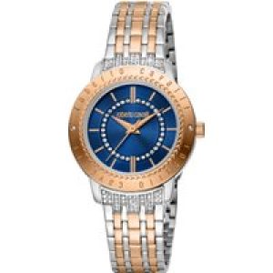 Roberto Cavalli RC5L030M0105 Womens Quartz Dark Blue Stainless Steel 5 ATM 32 mm Watch – One Size