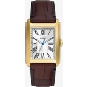 Fossil Carraway Mens Brown Leather Watch