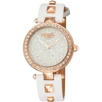 Rebel WoMens Rockaway Parkway Mother of Pearl Dial Leather Watch - White - One Size - Image 2