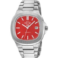 Gv2 Automatic Mens Potente Swiss Red Dial 316L Stainless Steel Luminous Watch - Silver - One Size - Image 2