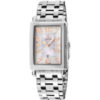 Gevril Ave of Americas Mini WoMens 7245RB Swiss Quartz Stainless Steel Limited Edition Watch - Silver - One Size - Image 2