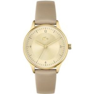 Lacoste Club WoMens Beige Watch 2001167 Leather (archived) – One Size