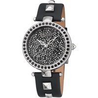 Rebel WoMens Rockaway Parkway Black Dial Leather Watch - One Size - Image 2