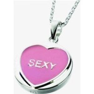 Love Hearts Silver Enamel Pendant – Sexy