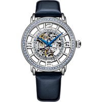 Stührling Womens Silver and Navy Blue Winchester Automatic 38mm Skeleton - One Size - Image 2
