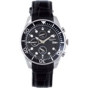 Rudiger : mens chemnitz black watch Leather – One Size